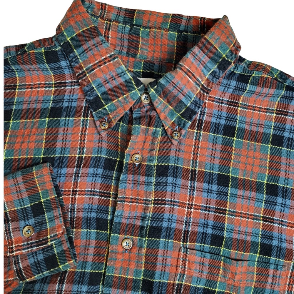 Brooks Brothers Mens XL Plaid Button Down Long Sleeve Shirt Regular Fit Fall